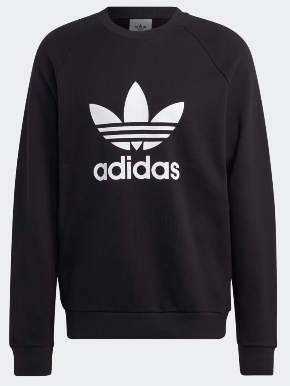 BRAND NEW Adidas Adicolor Classics Trefoil Crewneck Sweatshirt Black